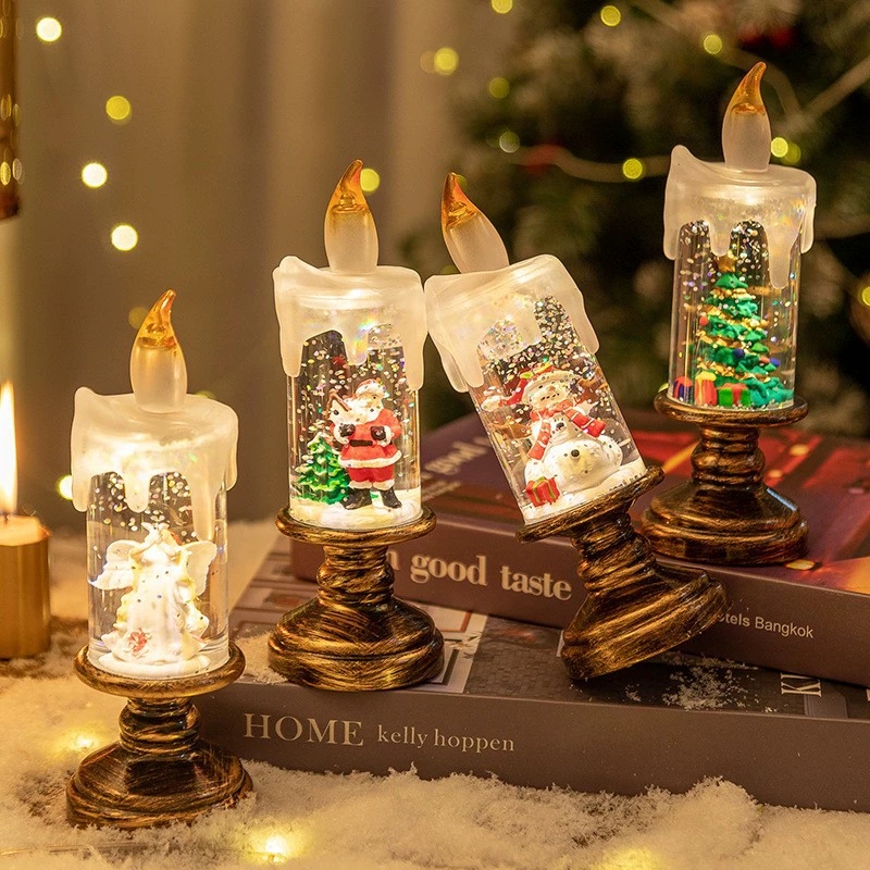 1pcs Christmas Decorations Win - Candle Containers recension och pris