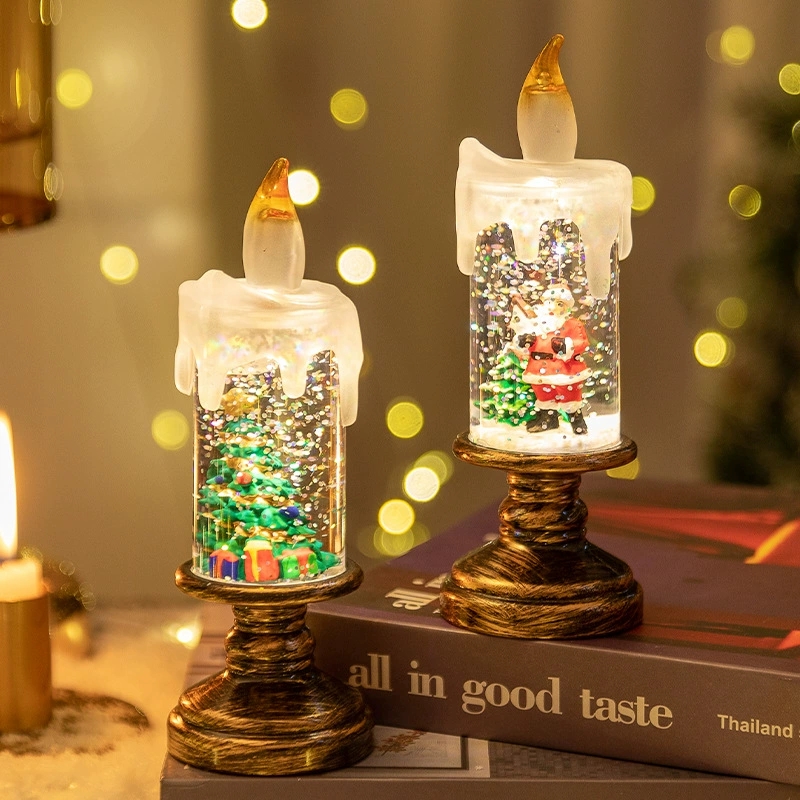 1pcs Christmas Decorations Win - Candle Containers recension och pris