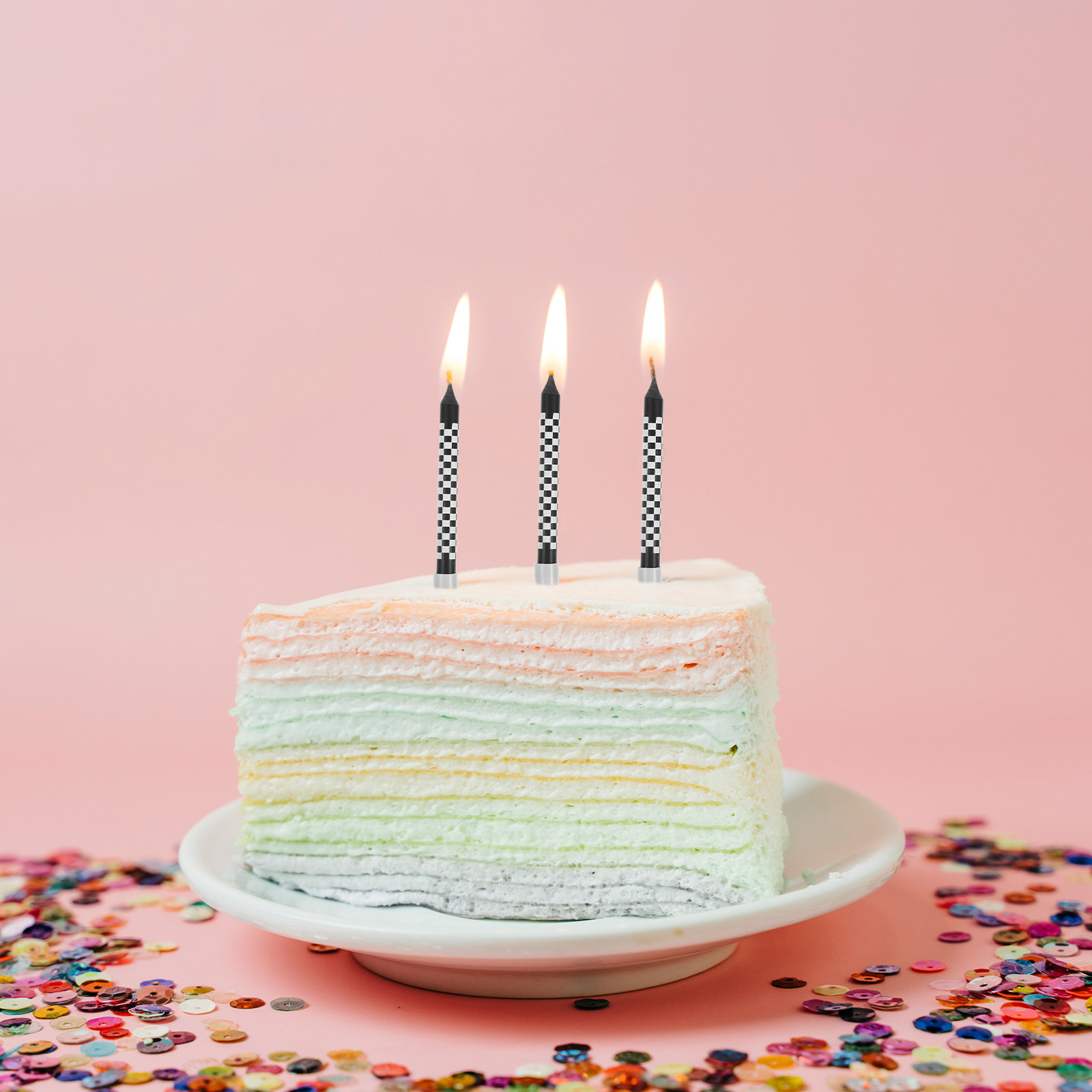 12Pcs Birthday Candles Trendy  - Paraffin Wax recension och pris