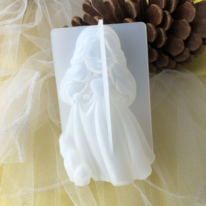 3D Cute Princess Silicone Cand - Candle Molds recension och pris