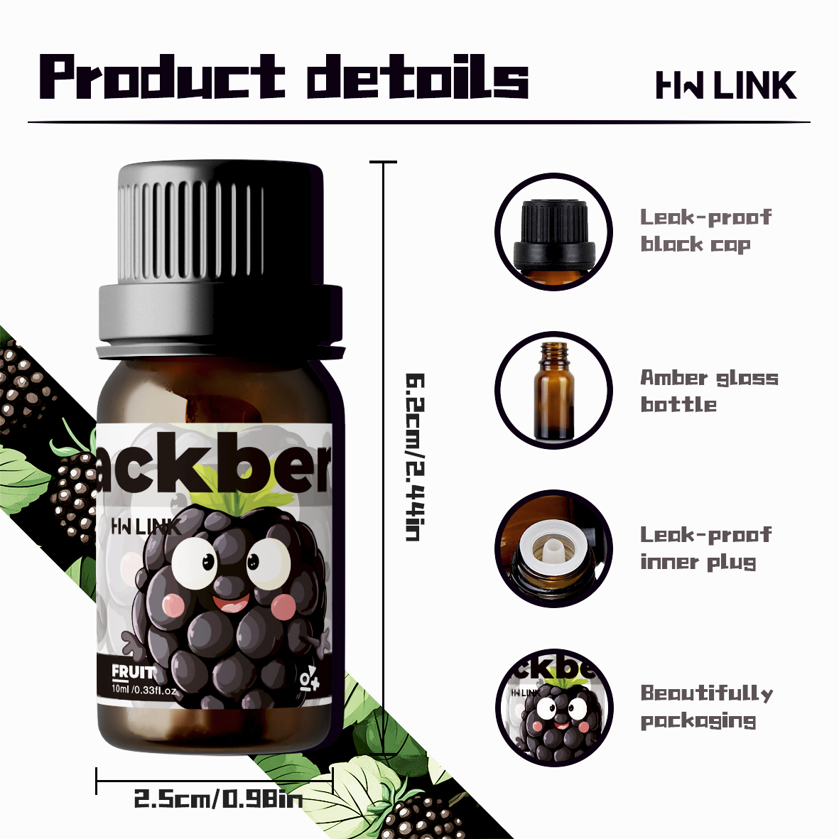 Blackberry Fragrance Oils 10ml - Candle Fragrance recension och pris