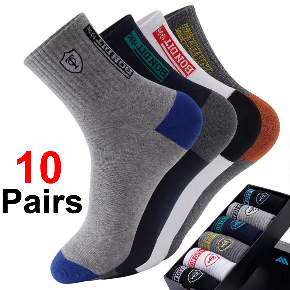 10 Pairs Men's Bamboo Cotton B - Candle Wick recension och pris