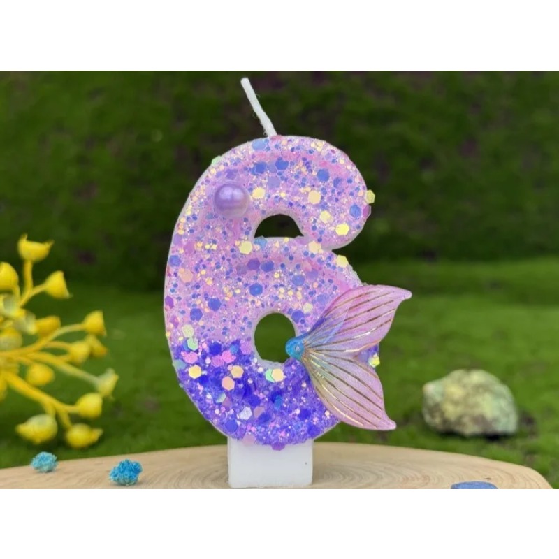 Glitter Purple Gradient Mermai - Paraffin Wax recension och pris