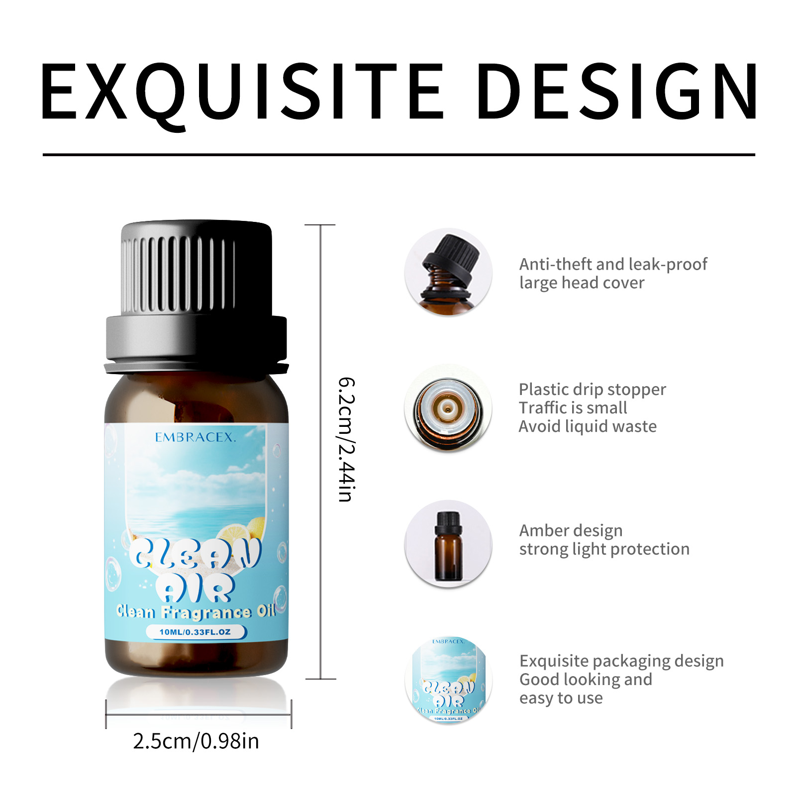 10ml Clean Air Fragrance Oils  - Candle Fragrance recension och pris