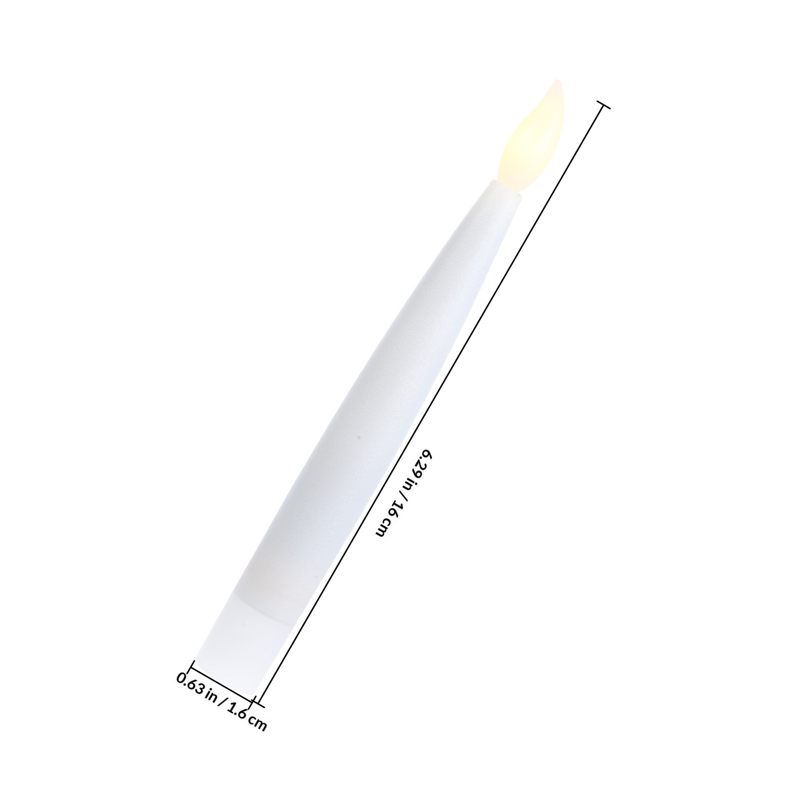 12Sets Clip on Christmas Tree  - Paraffin Wax recension och pris