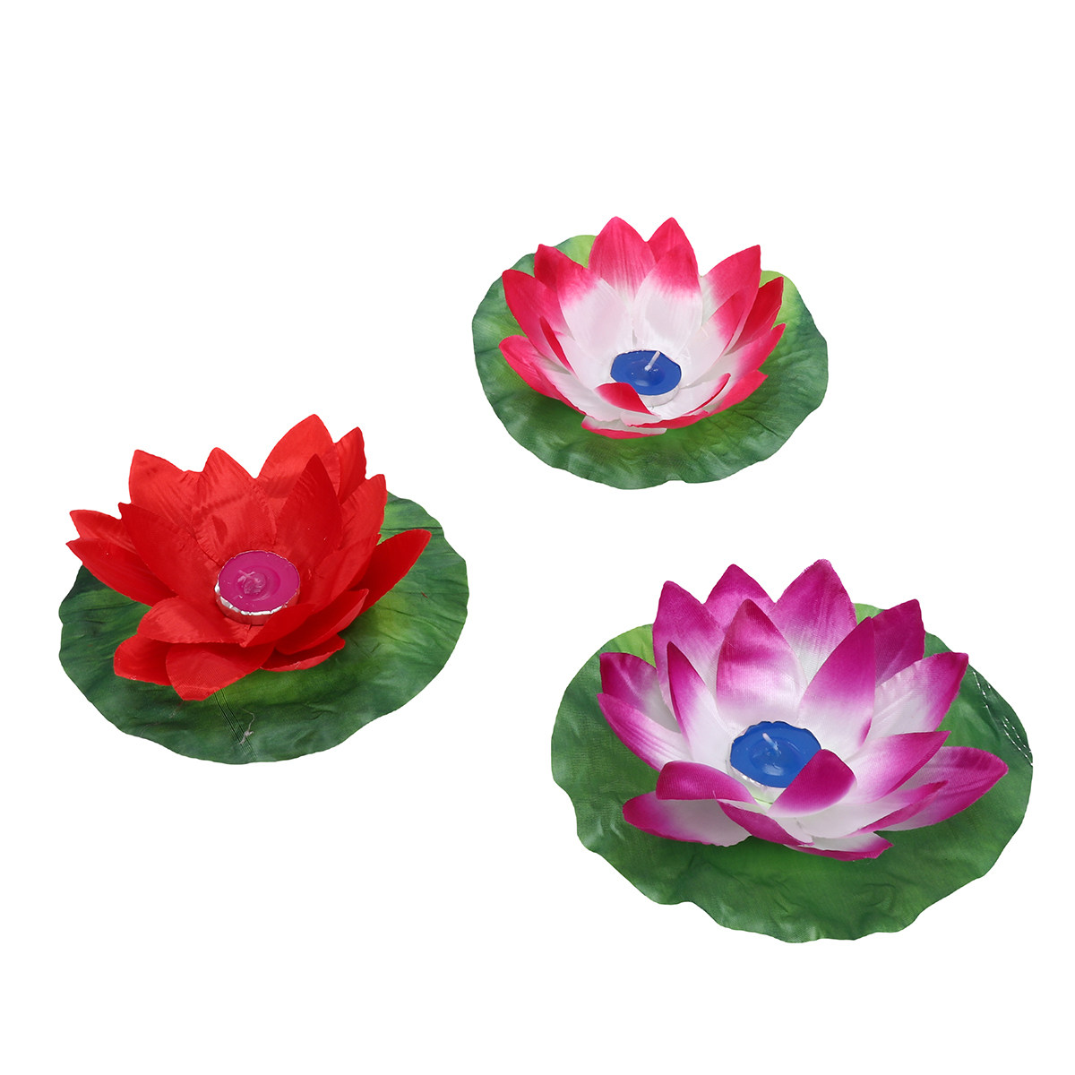 3Pcs Lotus Water Light Lamp Ar - Paraffin Wax recension och pris