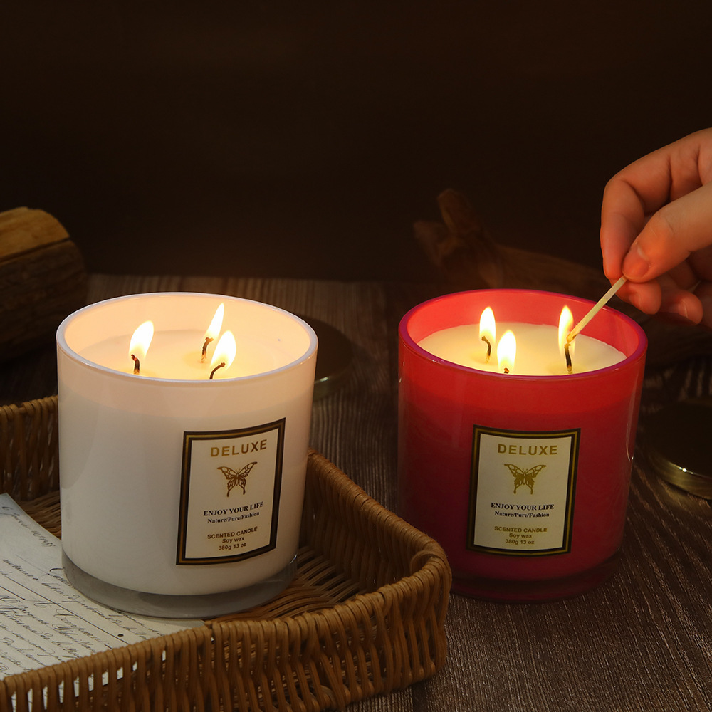 400G gold cover glass scented  - Soy Wax recension och pris