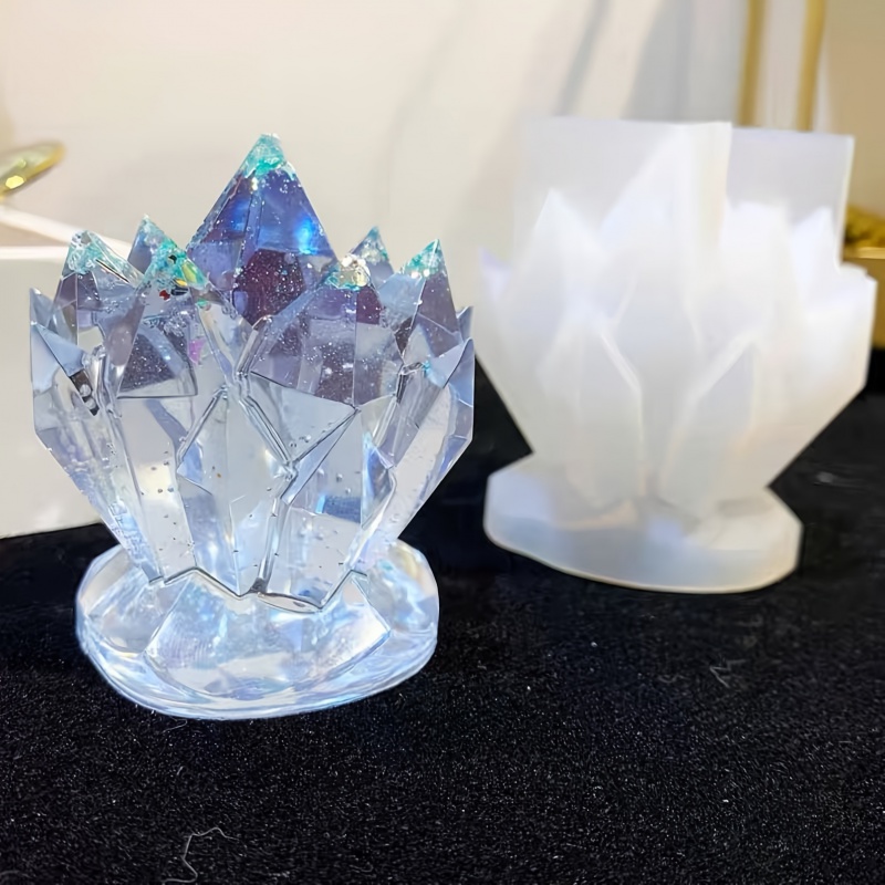 1pcCrystal Cluster Decorative  - Candle Molds recension och pris