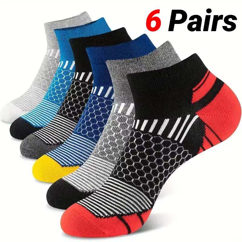 6 Pairs Men'S Short Sports Soc - Candle Wick recension och pris
