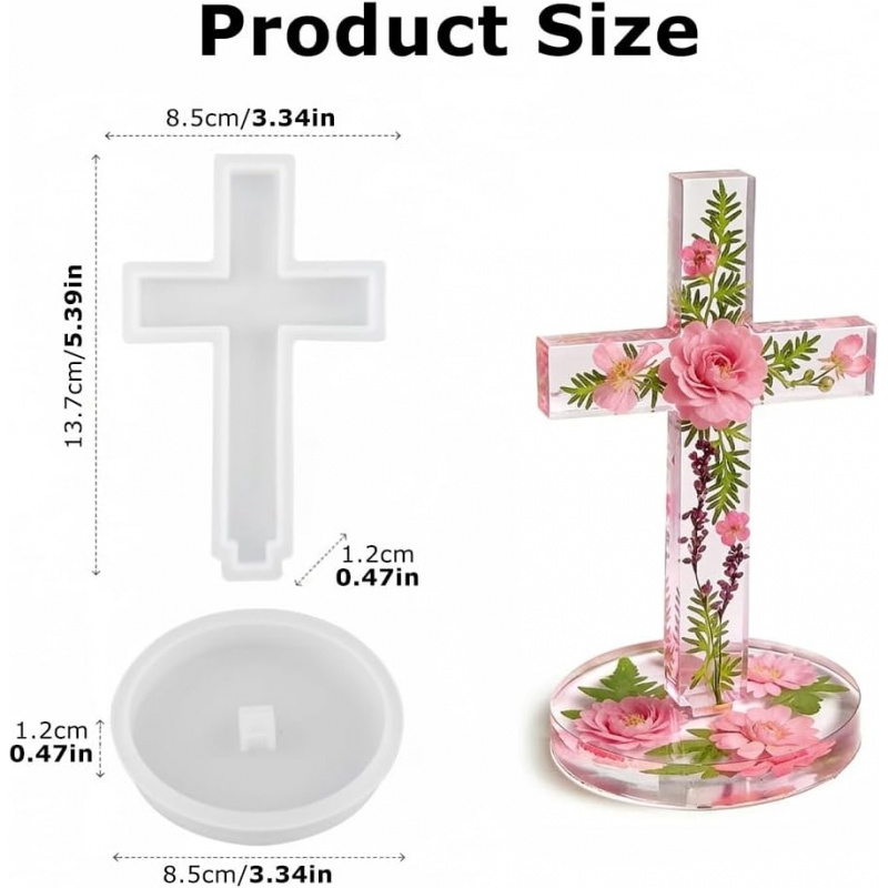 Two silicone molds with a base - Candle Containers recension och pris
