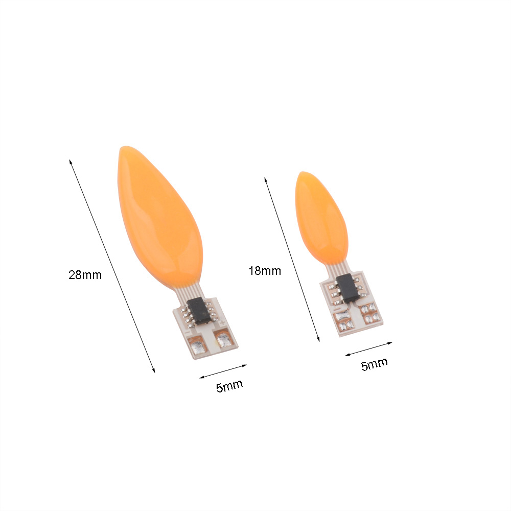 DC 3V Flicker Fire Flame for L - Candle Wick recension och pris