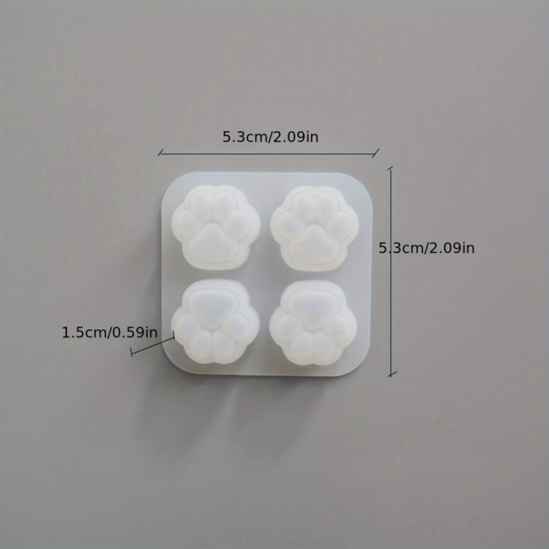 1Cat Paw Pattern Silicone Mold - Candle Making Kit recension och pris