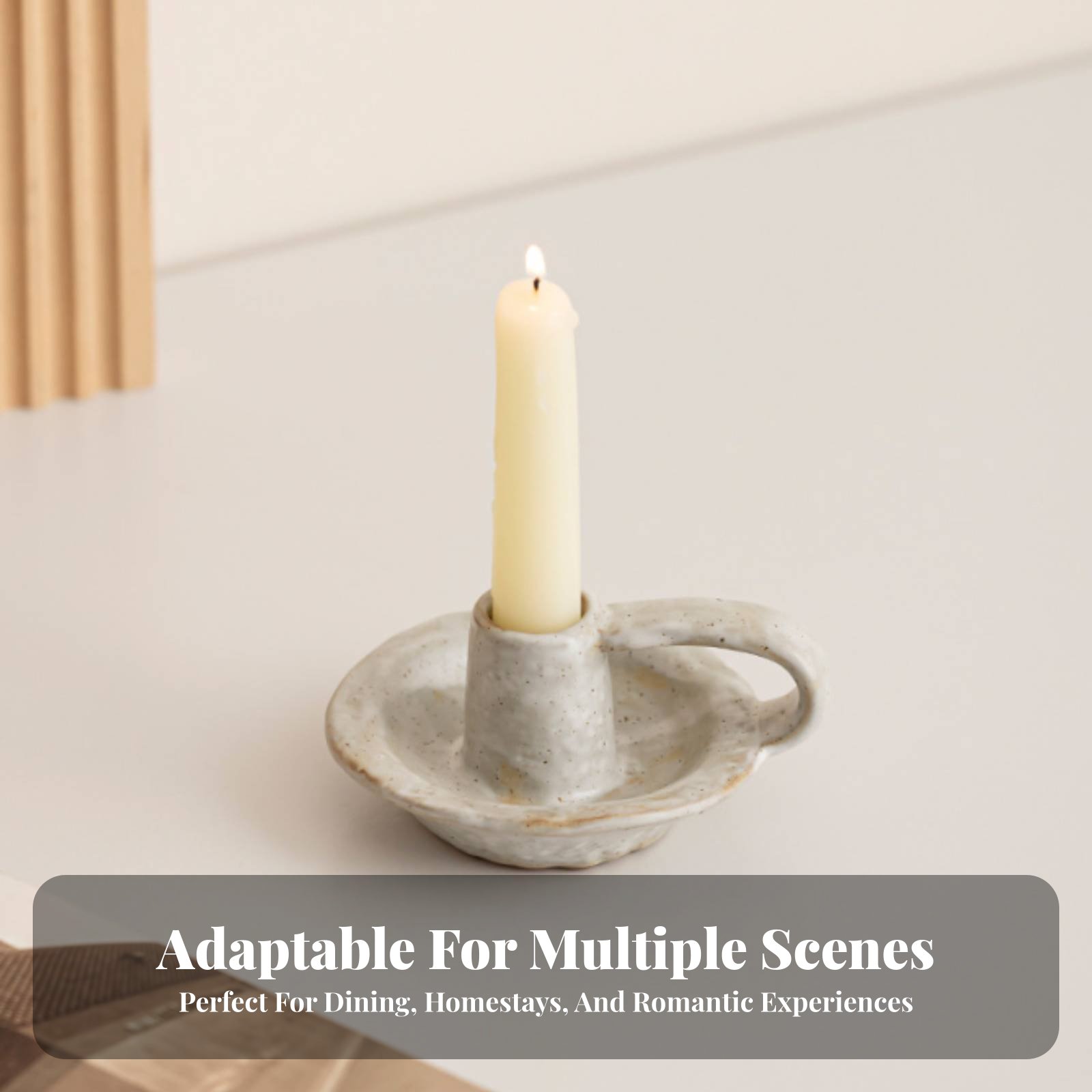Nordic Ceramic Candle Holder,  - Paraffin Wax recension och pris
