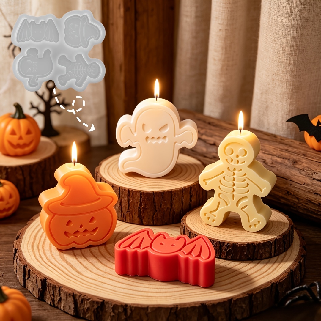 4-cavity silicone resin mold s - Candle Molds recension och pris